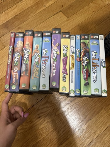The sims game with - the,
